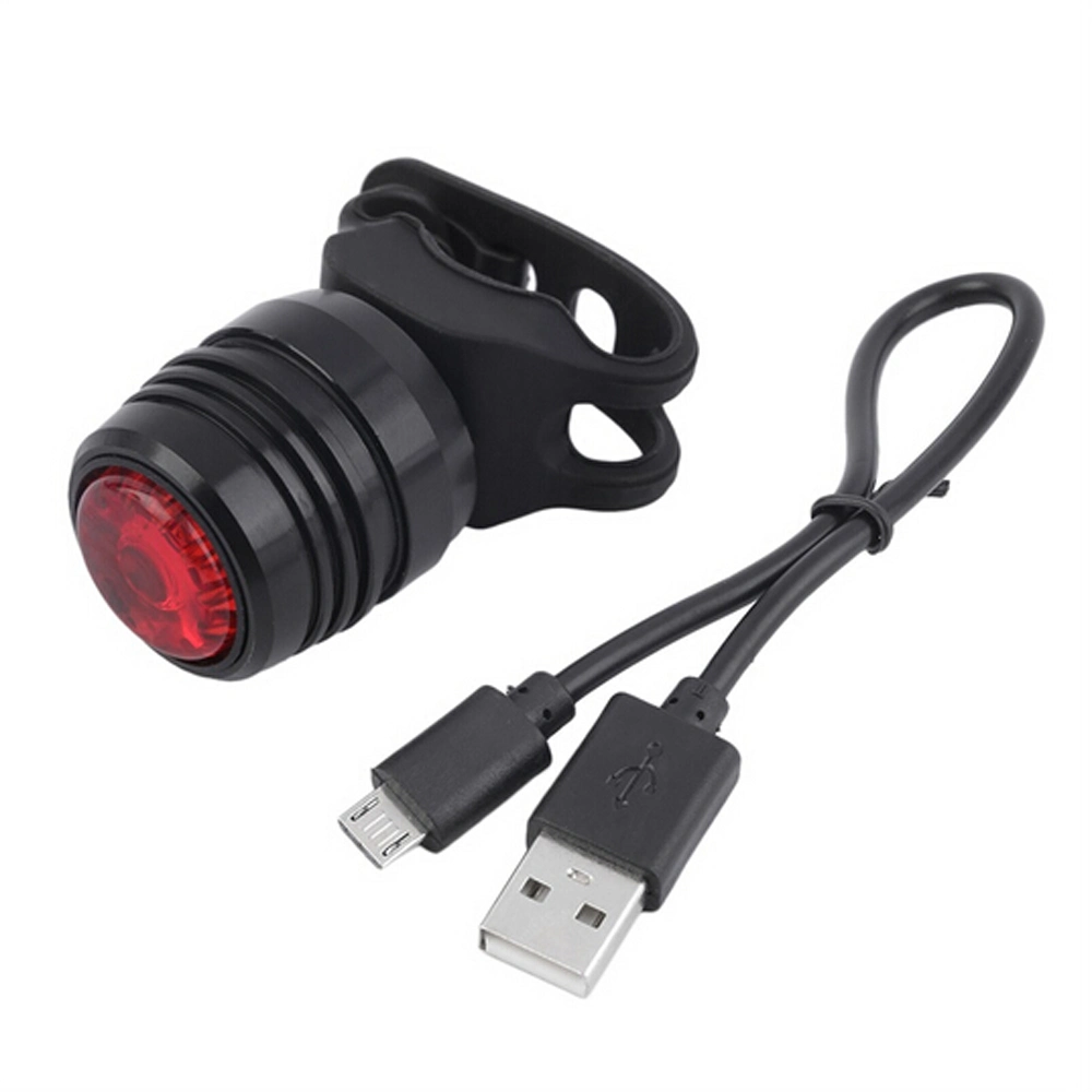 Alloy Red LED USB Rechargeable 3 Mode Ruby Bike Tail Light