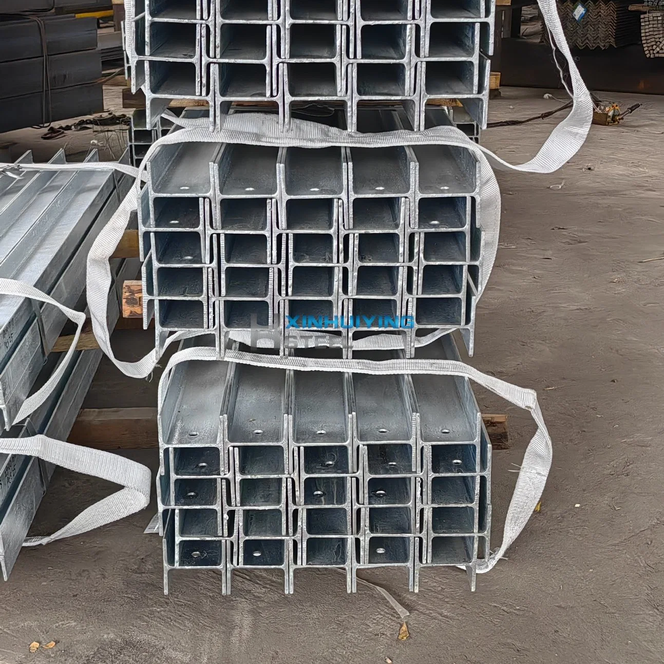 China Manufacturer Prefabricated Hot DIP Galvanized Slotted Steel Beams Competitive Steel I Beam H Beam Prices