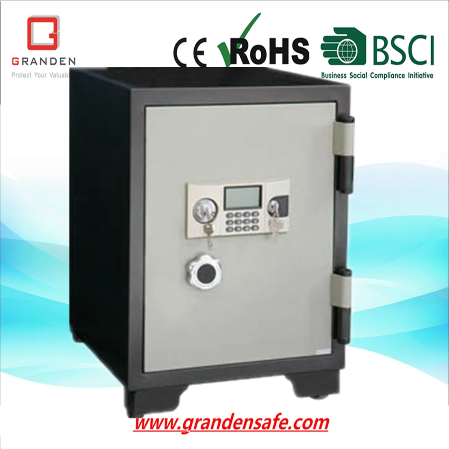 Fire Proof Safe for Home and Office (FP-600E) , Solid Steel