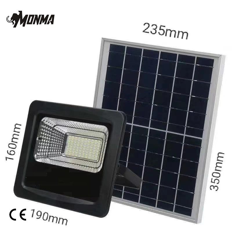 LED Solar Flood Lights LED Outdoor Solar Light Lamps IP67 Waterproof Security Light for Garden Garage Lawn Fence