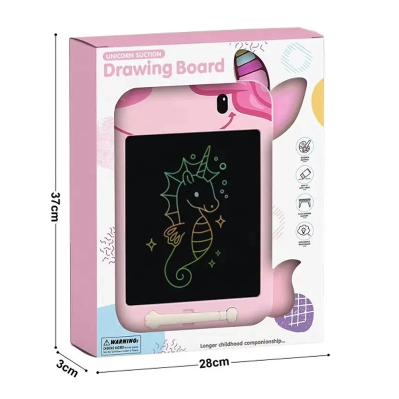 Sketch Board Drawing Drawing Boar 10.5-Inch LCD Unicorn LCD Drawing Board Writing Board Color Handwriting Children Toy Kids Writing Board Toy