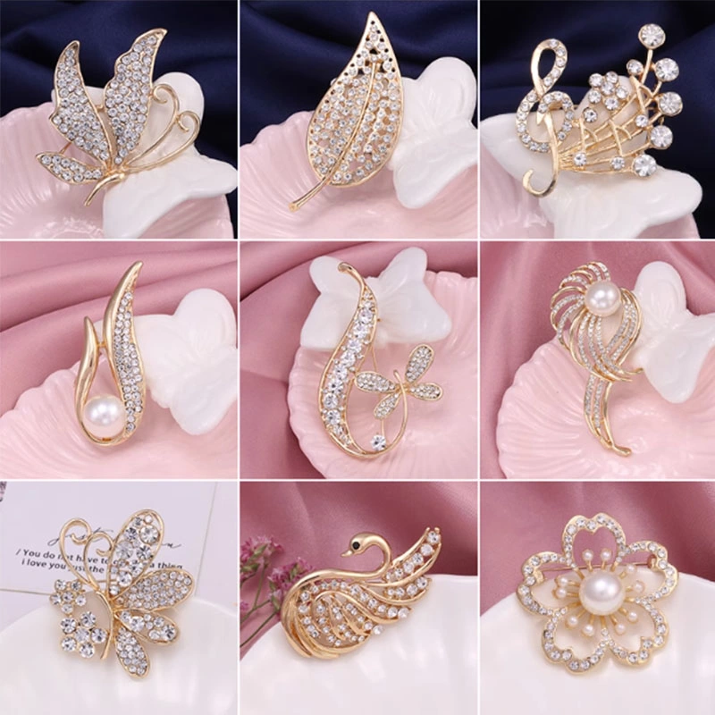 Factory Supply Brooches Women Custom Broches Fashion Lapel Pin Flower Brooch