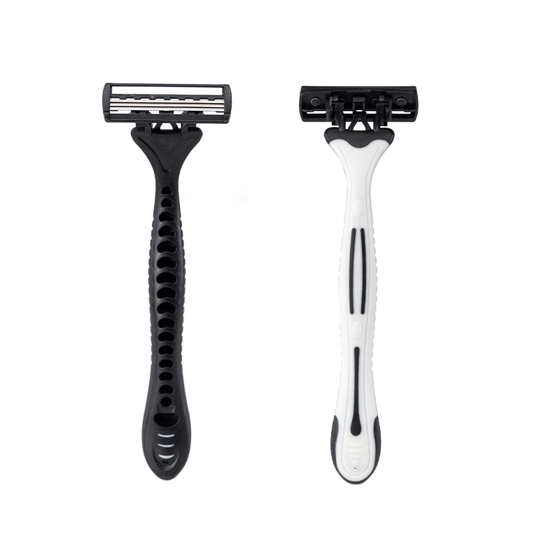 Unisex Color with Triple Changeable Blade Razor