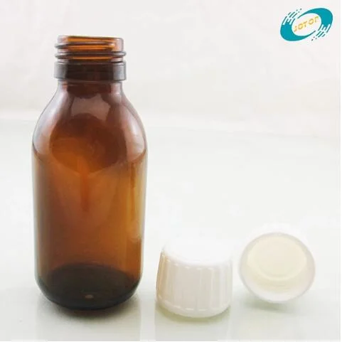 60ml 100ml 125ml Amber Oral Liquid Syrup Medicine Glass Bottle