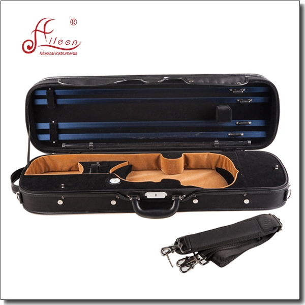 Nice Velvet Interior Oblong Shape Hard Violin Case (CSV007D)