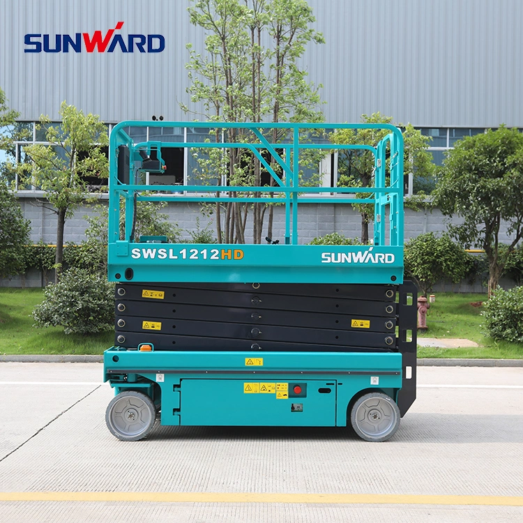 Sunward Swsl1212HD Self-Propelled Battery Powered Scissor Lifts with Platform