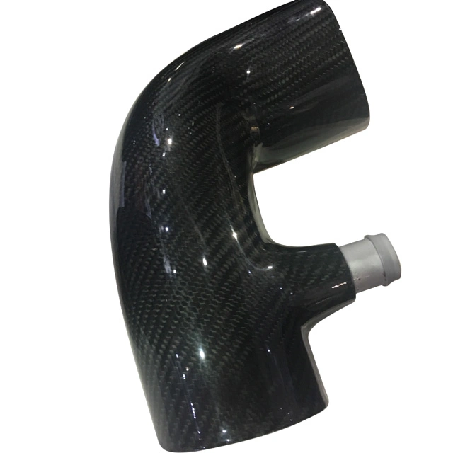 High quality/High cost performance  Universal 3K Twill Glossy Carbon Fiber Cold Air Intake Pipe