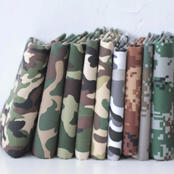 Military Uniform Camouflage 65/35 Tc Ripstop Cotton Multicam Camouflage Fabric