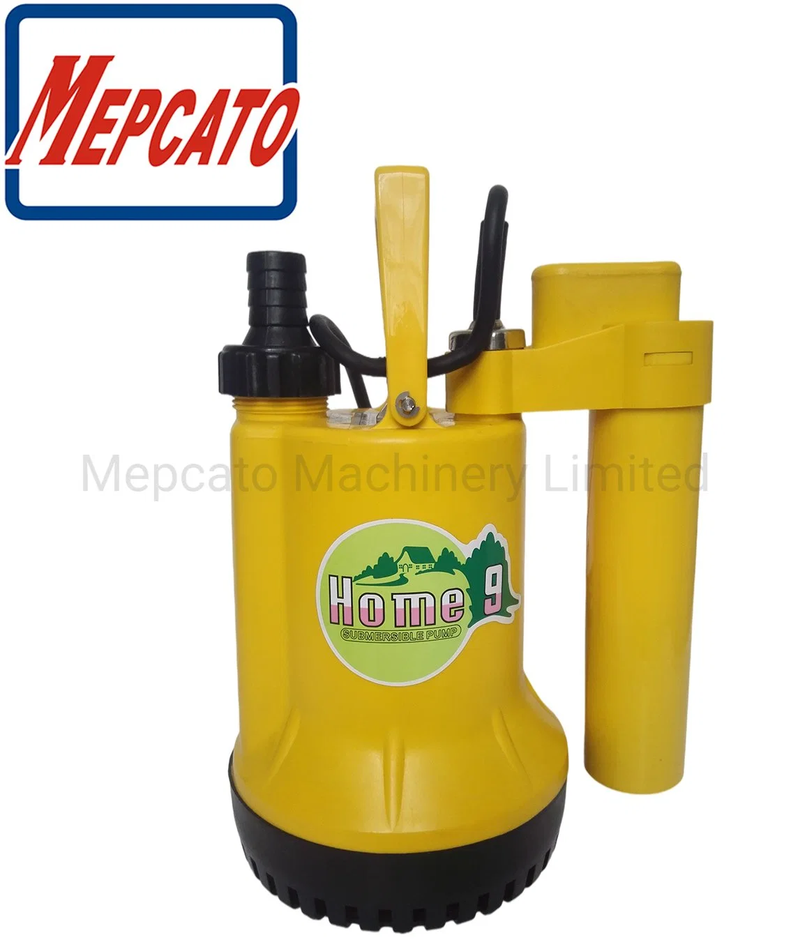 Bomba de agua sumergible de plástico pequeña portátil para el hogar doméstico con flotador Interruptor para el drenaje del sótano de lavado del jardín del paisaje (Serie Home)