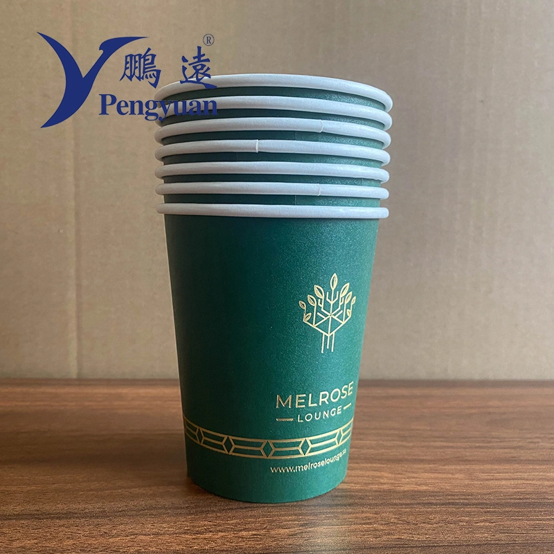 Disposable Single Wall Paper Cup Coffee Tea Milk Drinking Paper Cup