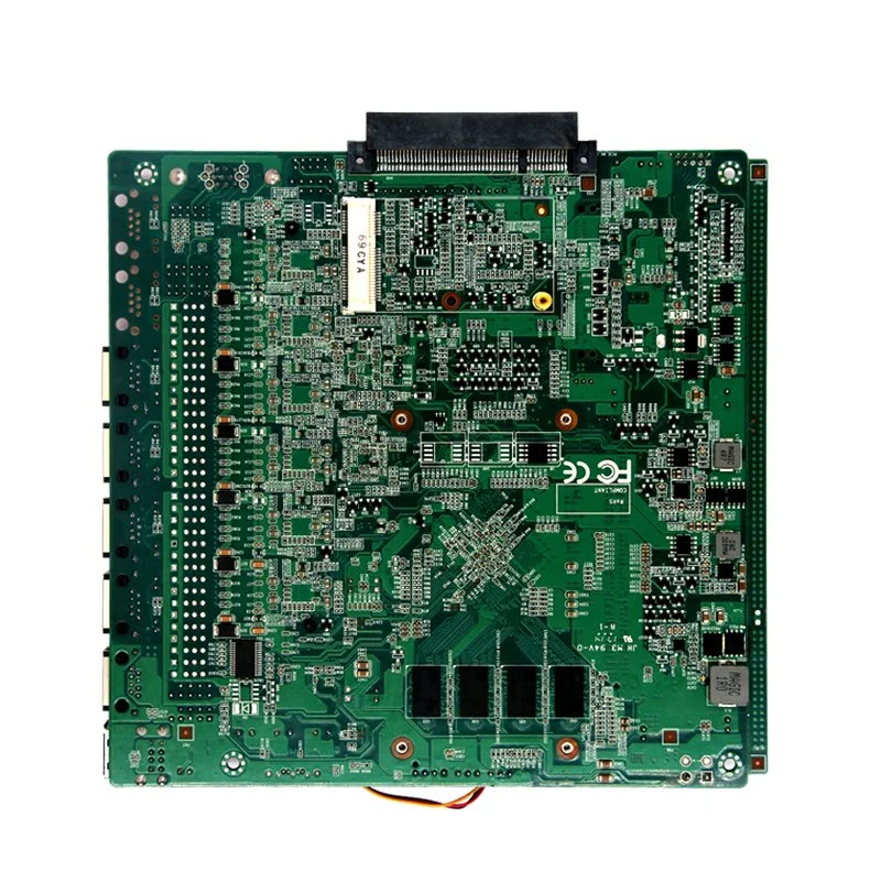 Pare-feu matériel 4LAN mSATA RAM DDR3 Onboard 2USB SATA J1900 Carte CF Affichage VGA RJ45 COM pare-feu Barebone