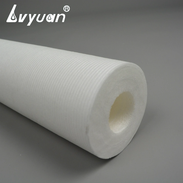 Melt Blown PP Polypropylene Water Filter Cartridge with 222 226 and Fin Interface