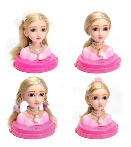 New Popular Plastic Doll Styling Head-Blond Toy