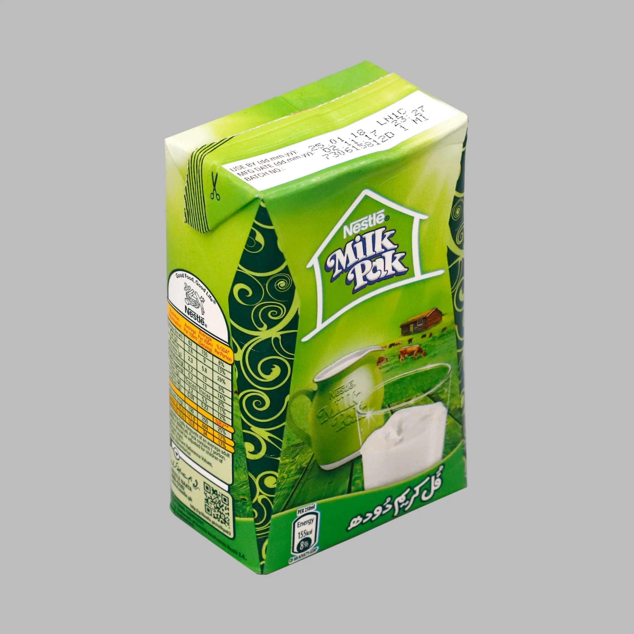 Carton Packaging for Milk, Juice, Liquor and Water