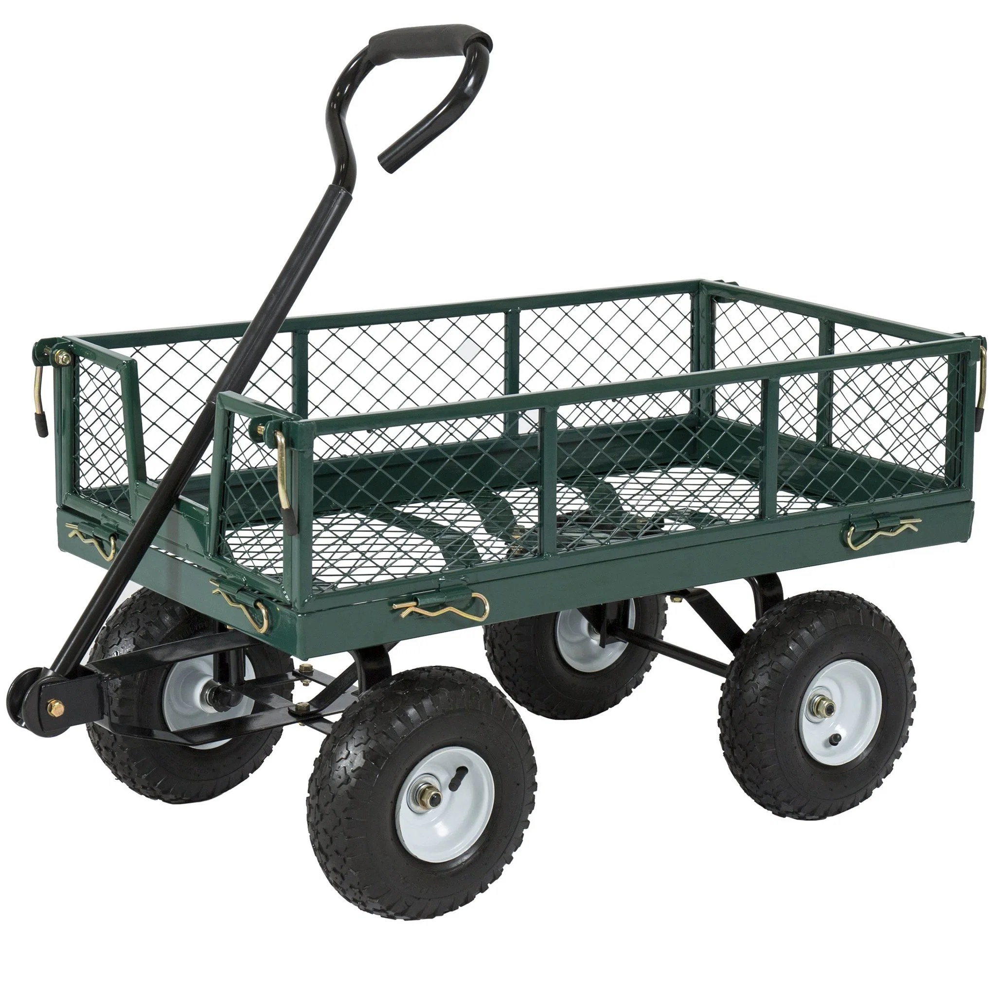 200kg Carro de herramientas de acero para uso general en el jardín, carrito plegable para uso general en el jardín