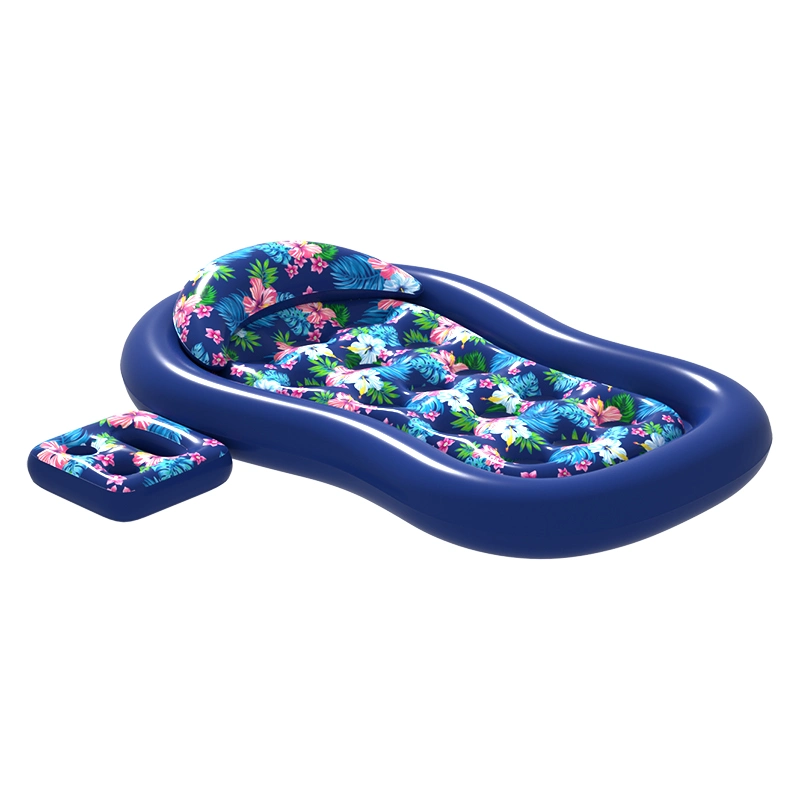 Verano Beach Fiesta decoración Lounger Raft Piscina para adultos Inflatable Juguetes de piscina