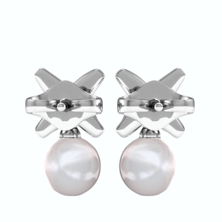 Pearl Symmetry Earrings - Perfect Gift for Women