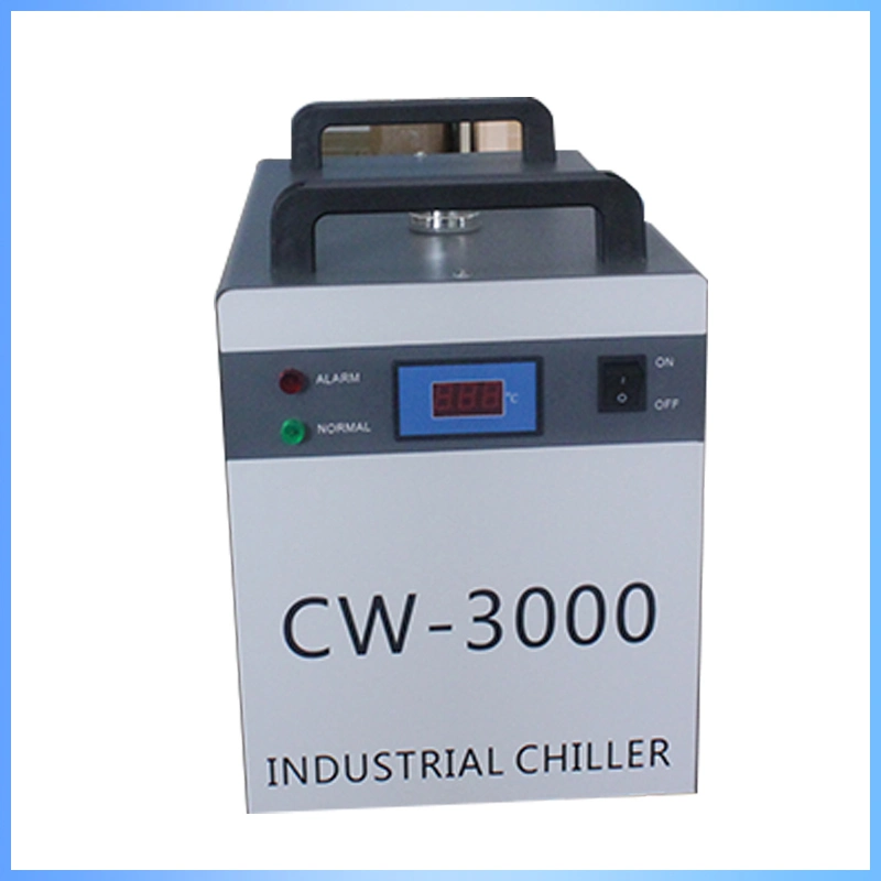 Accesorios para máquinas de corte láser 220V 110V Cw3000 Chiller de agua industrial Para tubo láser 60W/80W CO2