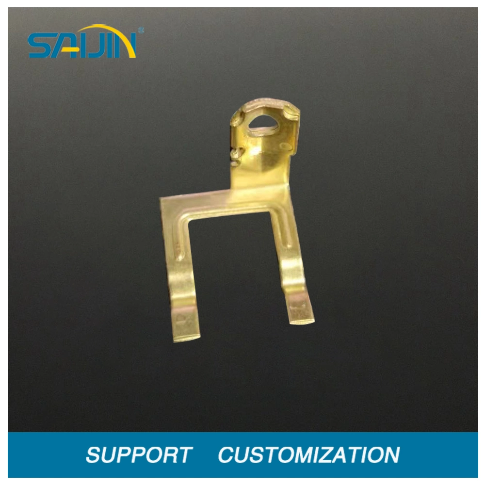 Electrical Switch Contact Silver Inlay Part Brass Copper Bimetal Terminal Part Contact Metal Socket Stamping Contact