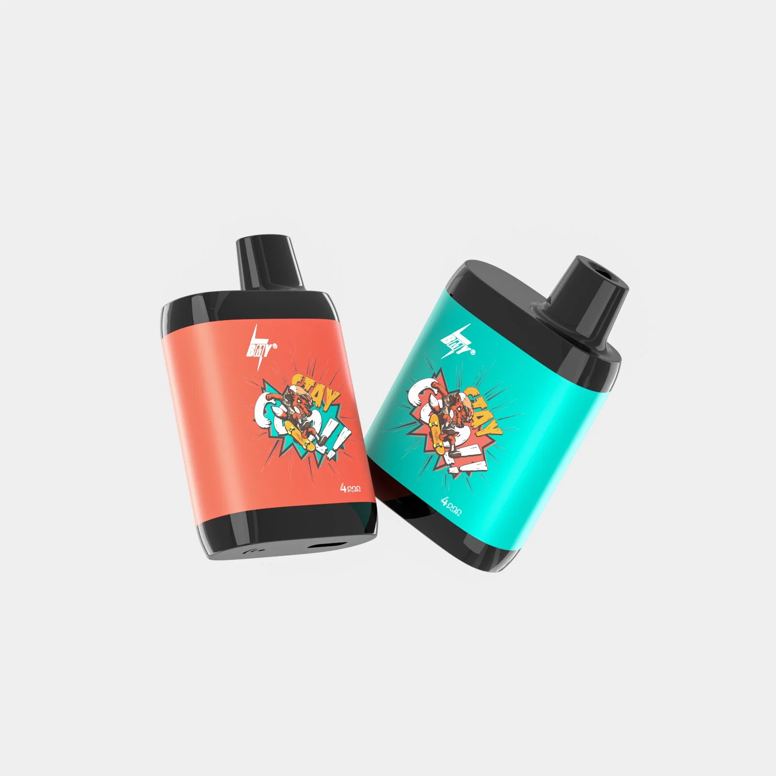 Bmy Multiple Fruity Flavors 4000 Puffs 0% 2% 5% Nicotine Disposable/Chargeable Vape Puff 9K