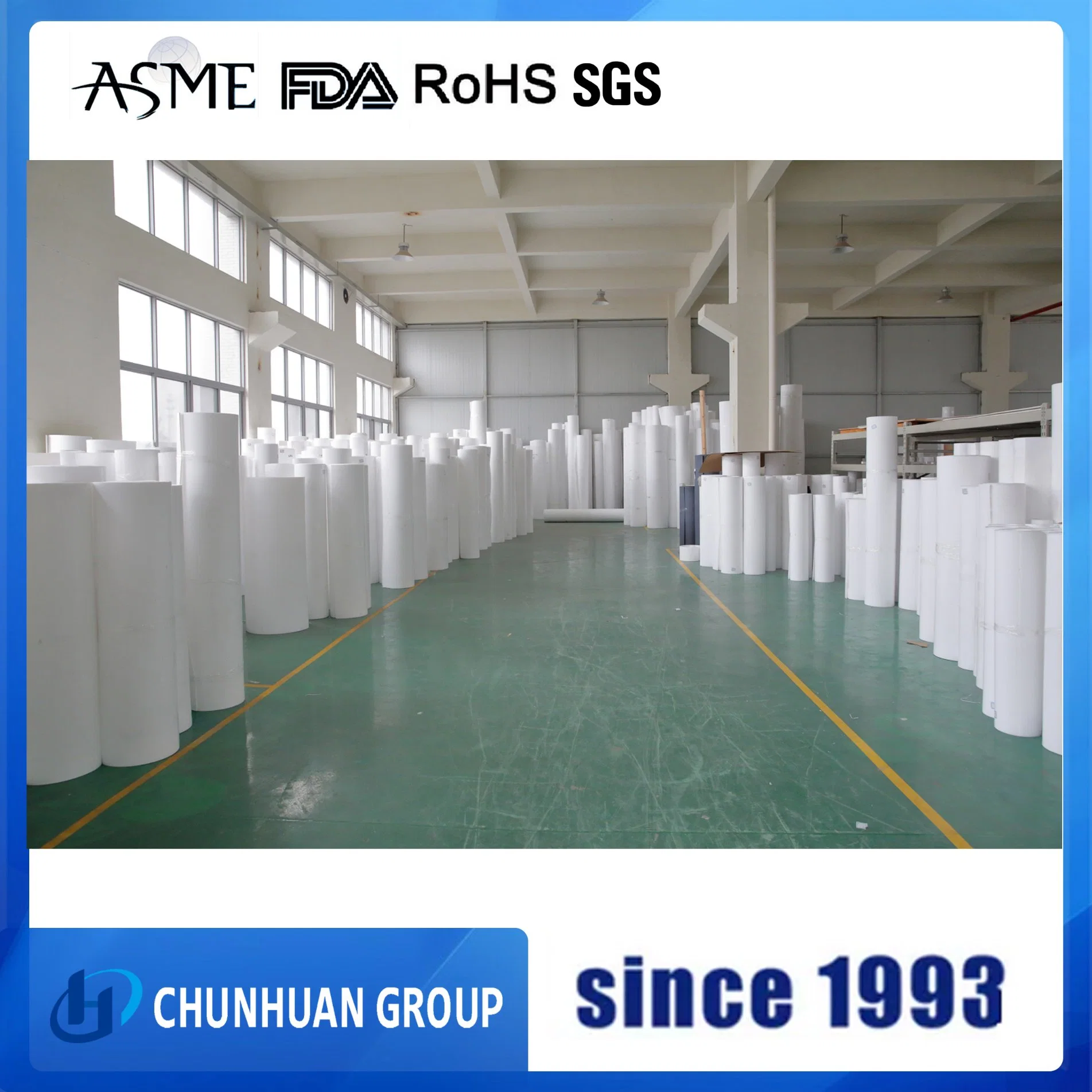 Wholesale/Supplier Factory White Glass Fiber Filled PTFE Skived Rolled Plastic Sheet