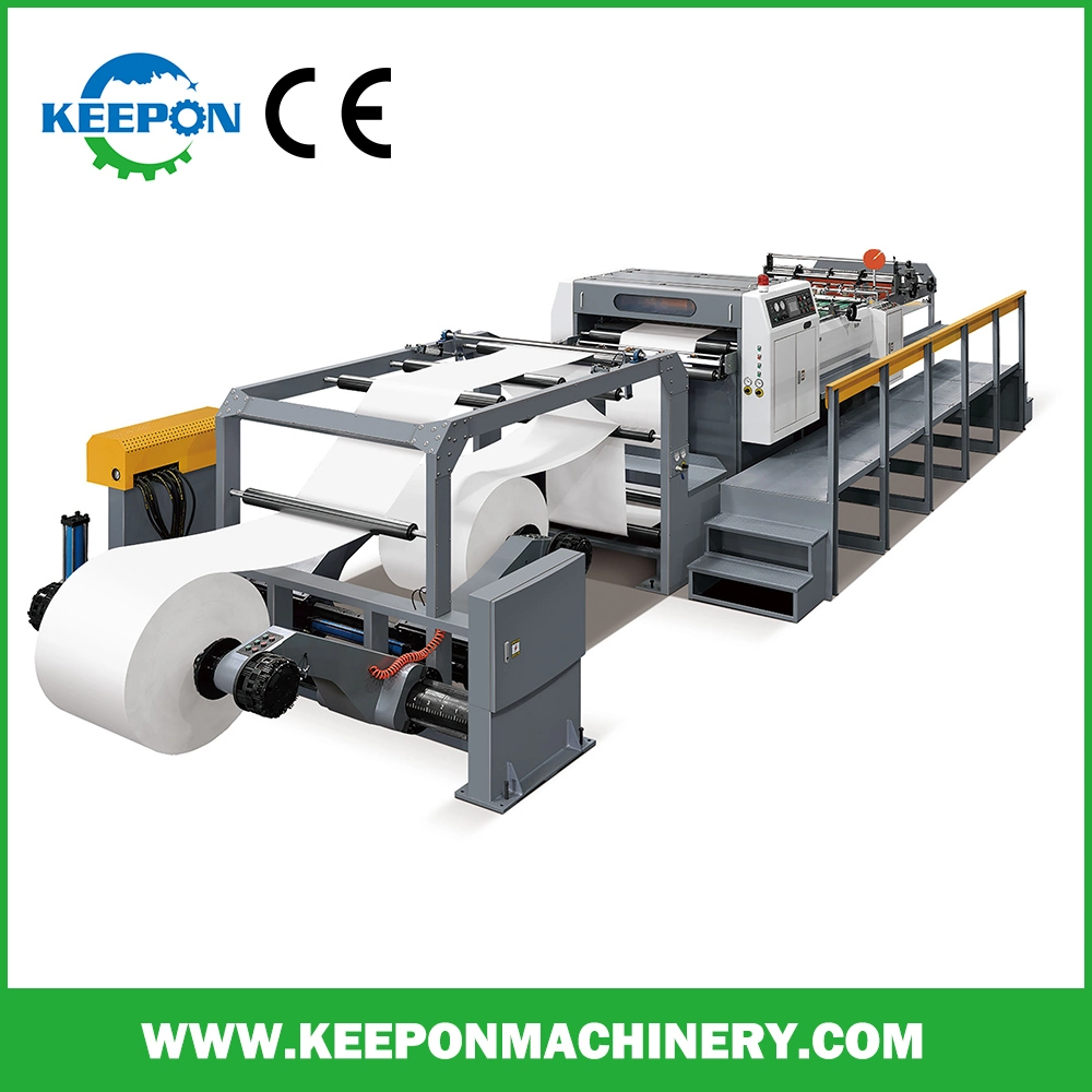 Two Rolls Chrome Paper Sheeting Machine Price, Chrome Paper Cross Cutting Machine