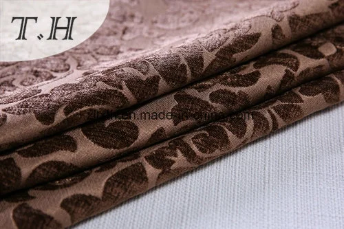 Dyeing Chenille Jacquard Fabric for Chair and Sofa (FTH32093)