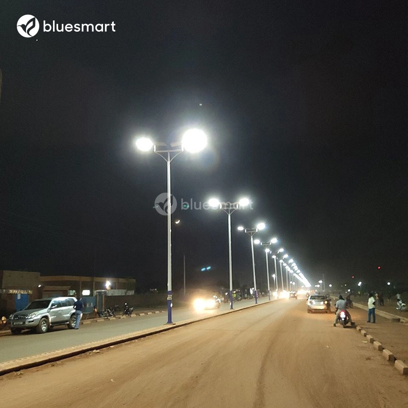 Luzes de estrada solares tudo em um LED integrado de alta potência Luz de rua solar