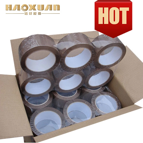 6 Rolls Package Brown BOPP Adhesive Packing Tape for Box Sealing