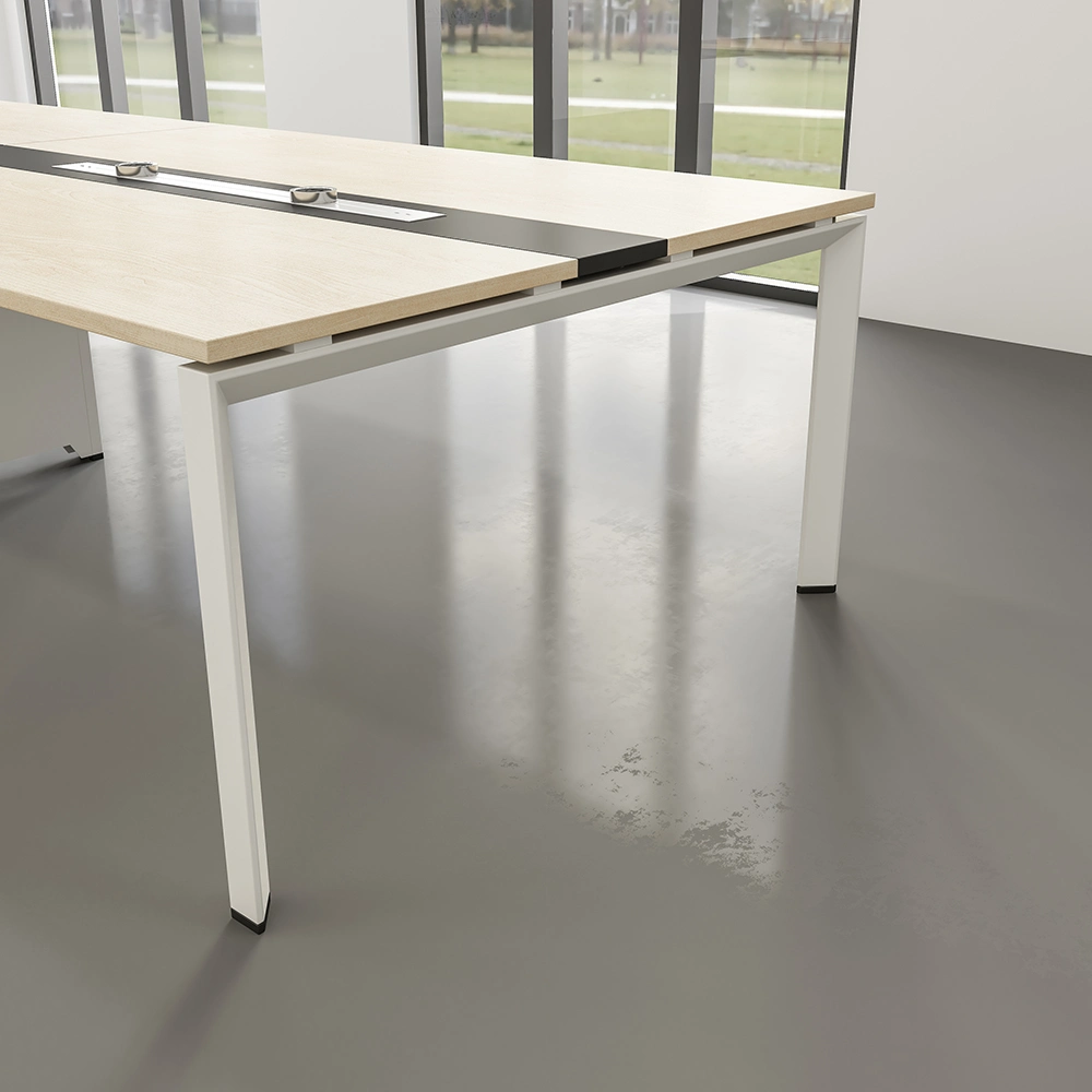 Mesa de reunião com escritório e móveis modernos, Melamine Top Conference Table