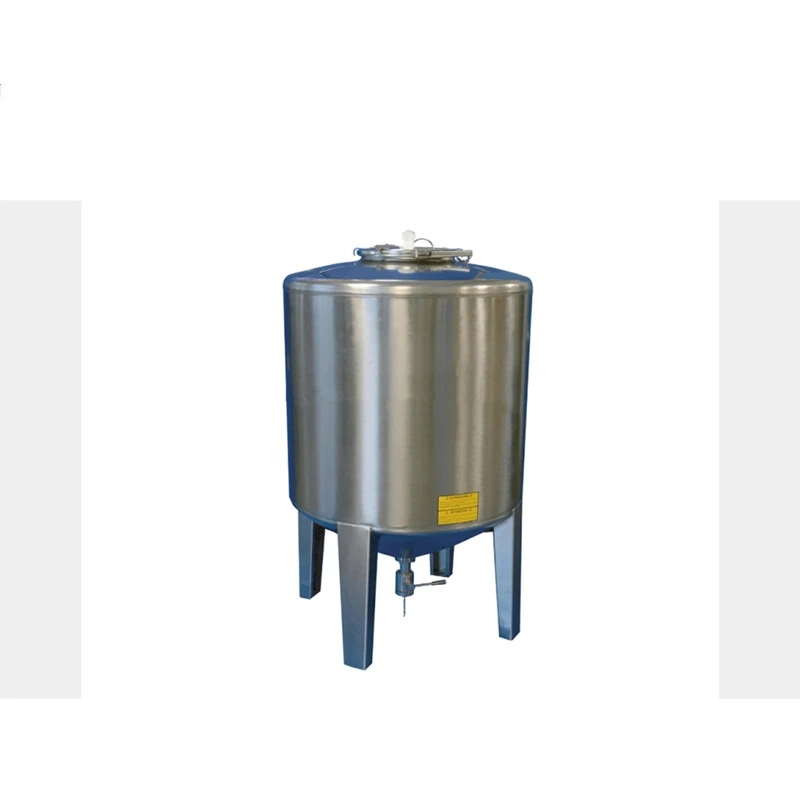 Hot Sale Stainless Steel Storage Water Tank Container Fixed Sealed Storage Tank 500L/1t/2t for Water Liquid Storage