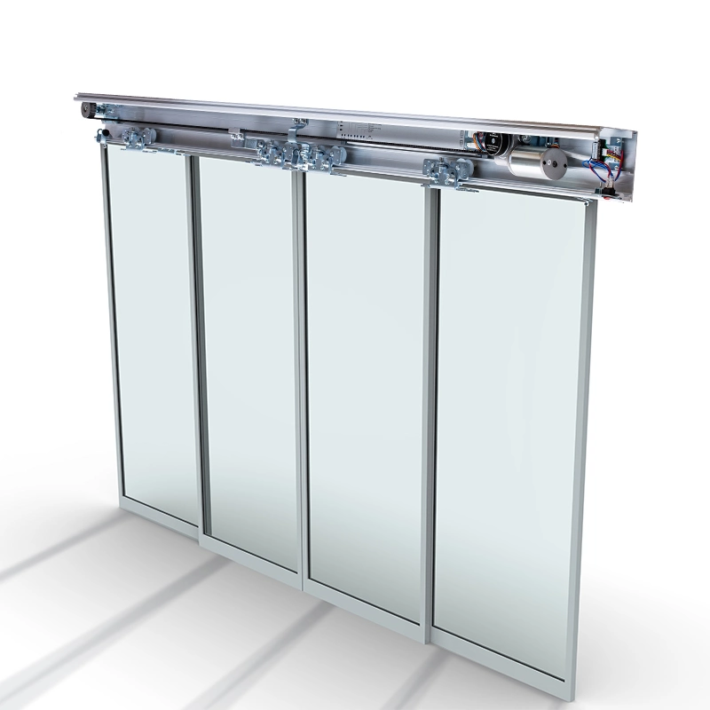 Reliable and Low Noise Glass Automatic Sliding Door for Shop Fronts with CE Certificate