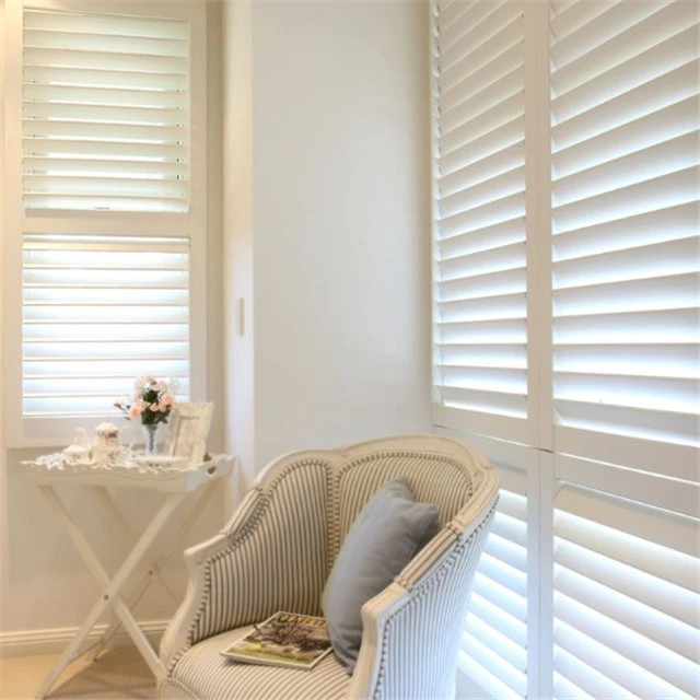Good Price Wooden Louver and Timber Window Shutters