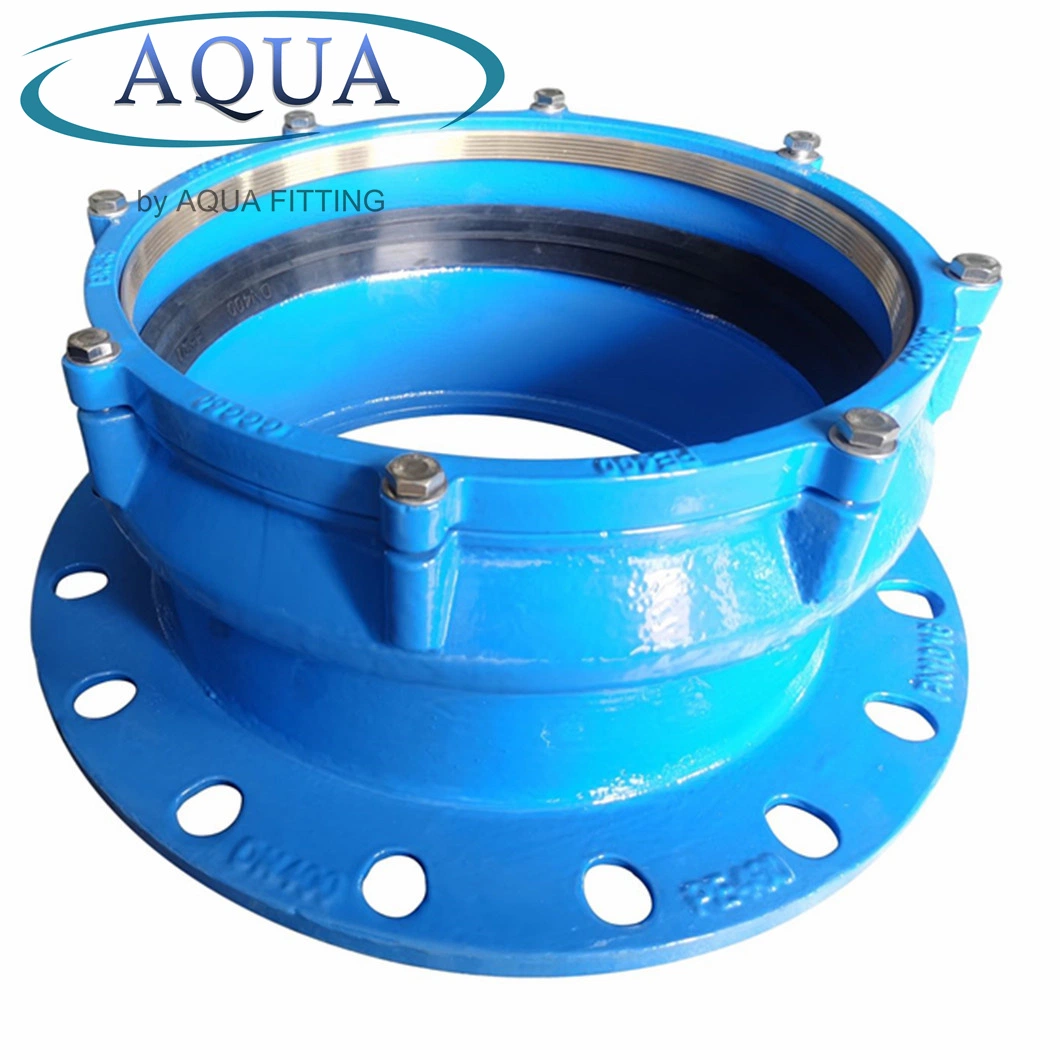 Restrained Flange Adaptor for PE Pipe with Brass Grip