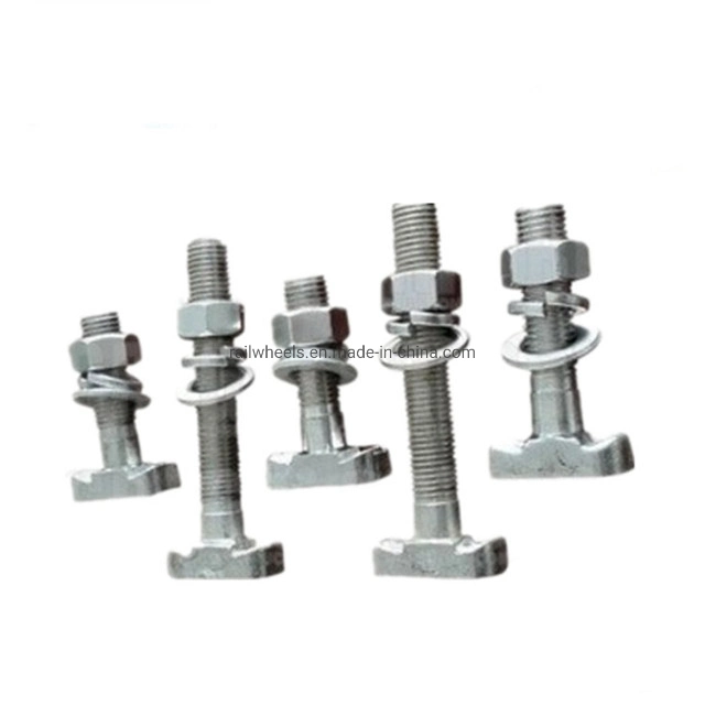 Supply Customized M8-M150 High quality/High cost performance  China Fastener Bolt Railway Track Bolt Hex Bolt