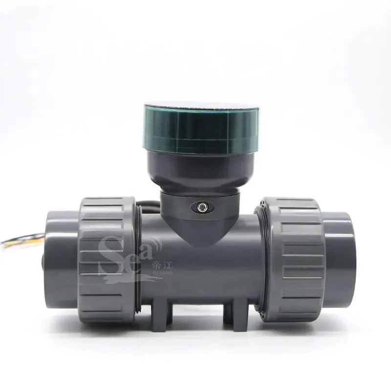 Digital Display DN25 DN32 Corrosion-Proof Plastic Chemical Flow Meter