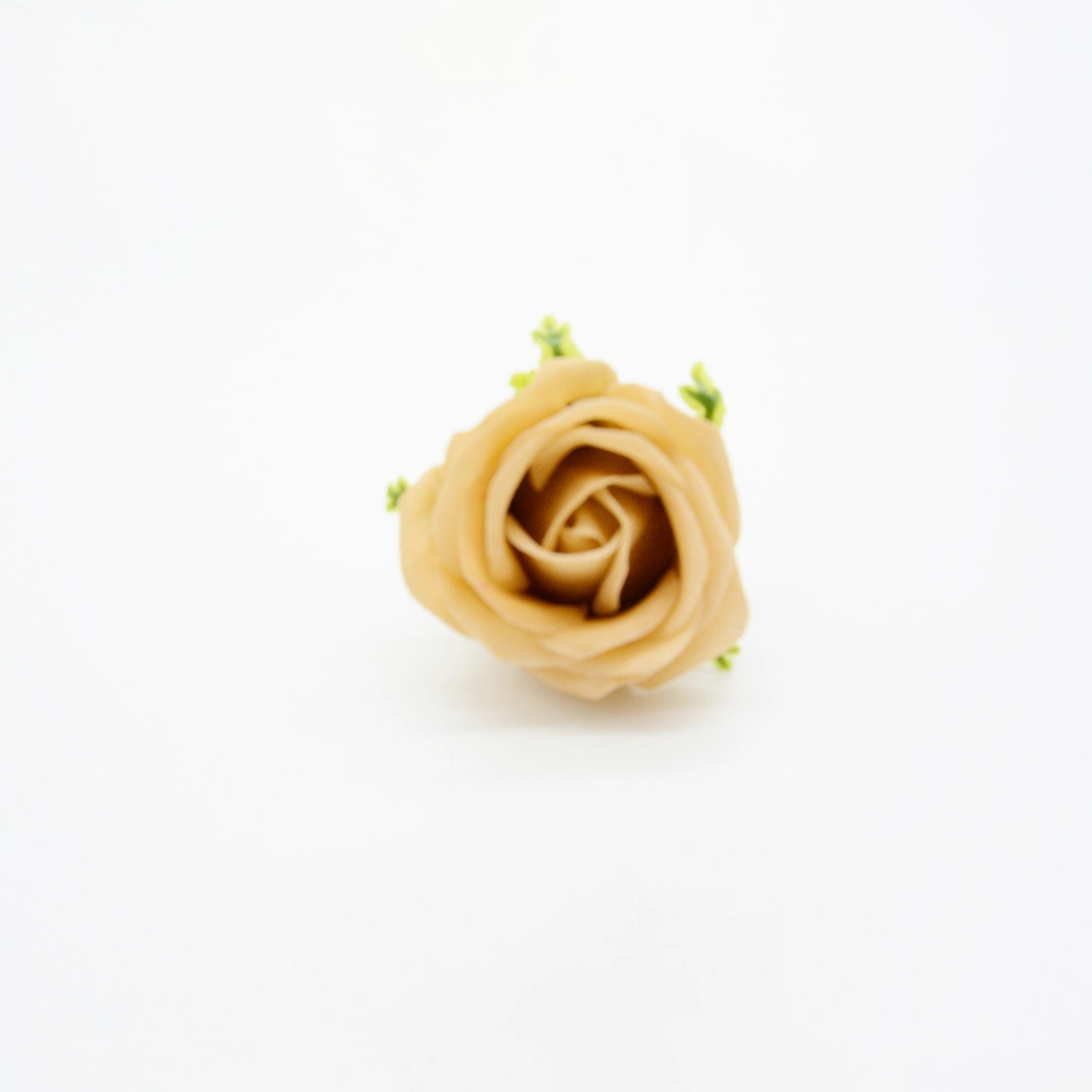 Factory Wholesale/Supplier Home Decor Artificial Flower 3 Layers 3cm Fragrant Soap Rose Head