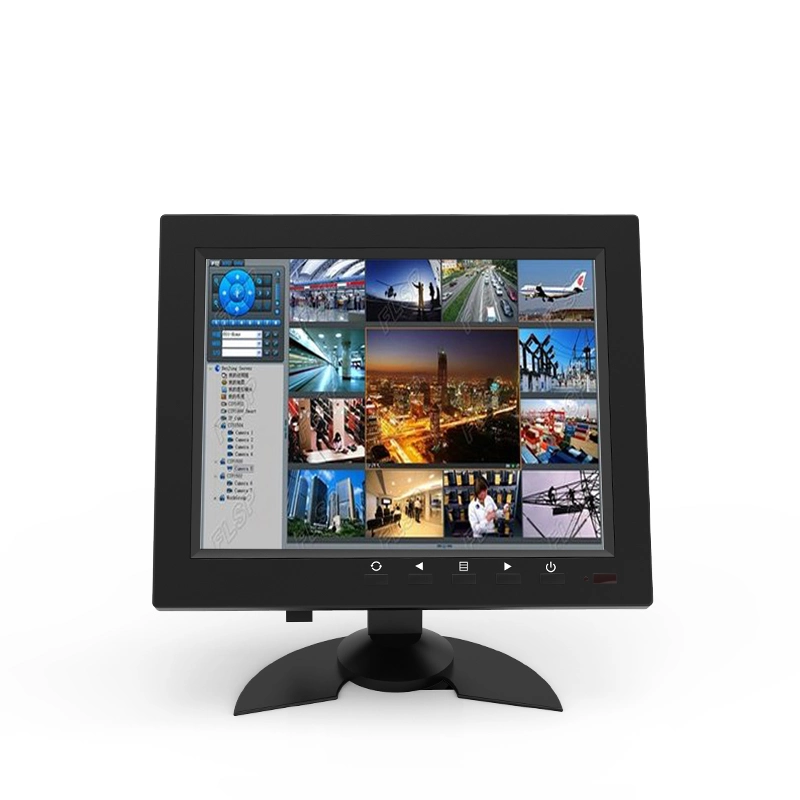 8-Inch 4: 3 Small Closed-Circuit Television BNC Input CCTV Monitor, High-Definition Display