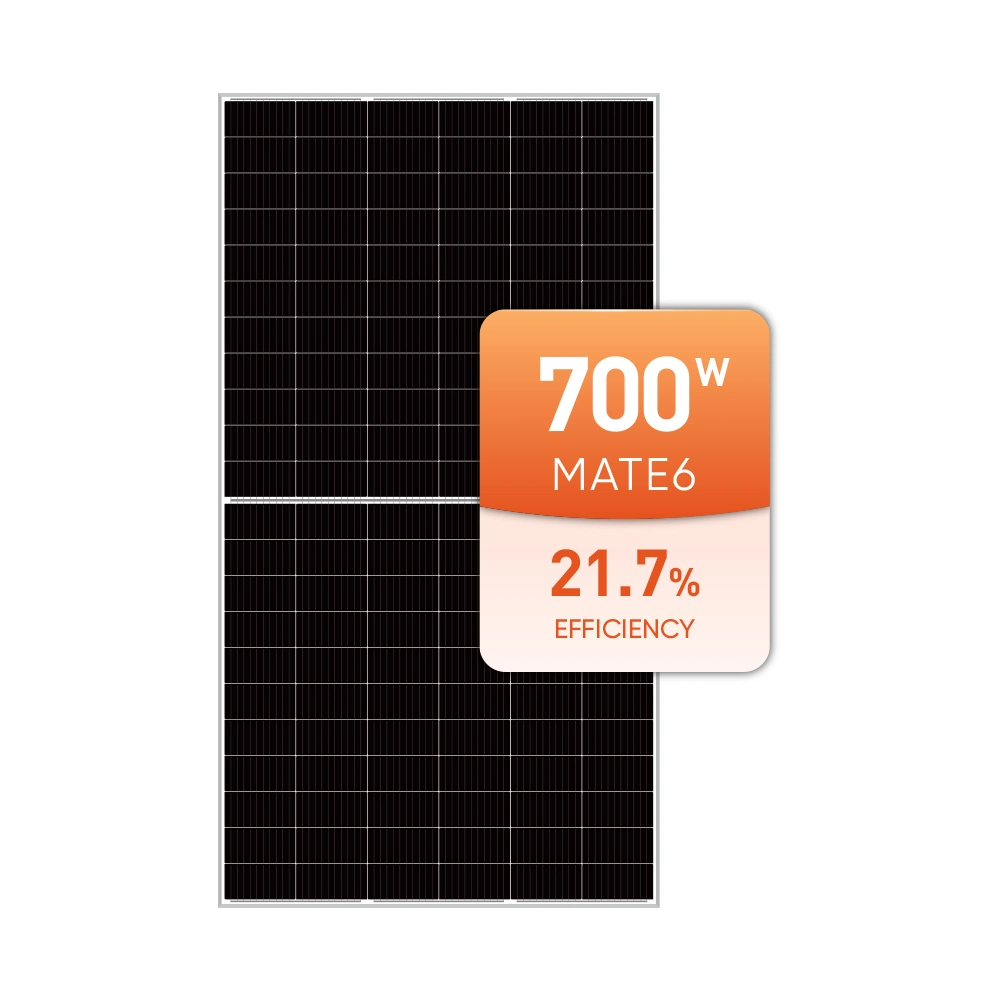 Mate Transparent Mono Crystalline Solar Panels 675W 680W 700W With High Power