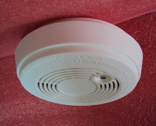 CE aprobada Co Detector de Humo con back up de la batería (TS-5024DS)