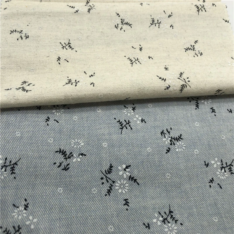 All Cotton Twill Woolen Printed Yarn-Dyed Cotton Shirt Fabric Curtain Home Textile Decoration