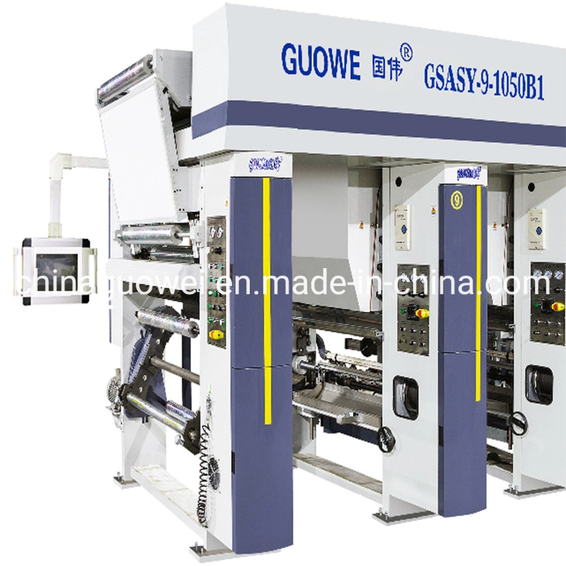 220V/380V Computer Control Color Label Gravure Printing Press