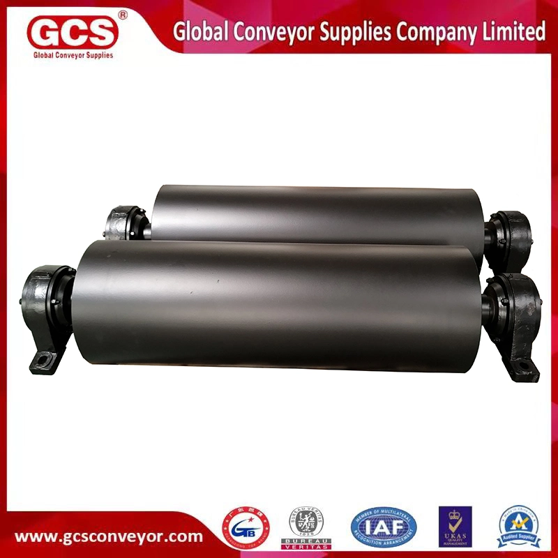 Belt Conveyor Drum Rubber Lagging Drive Head Pulley