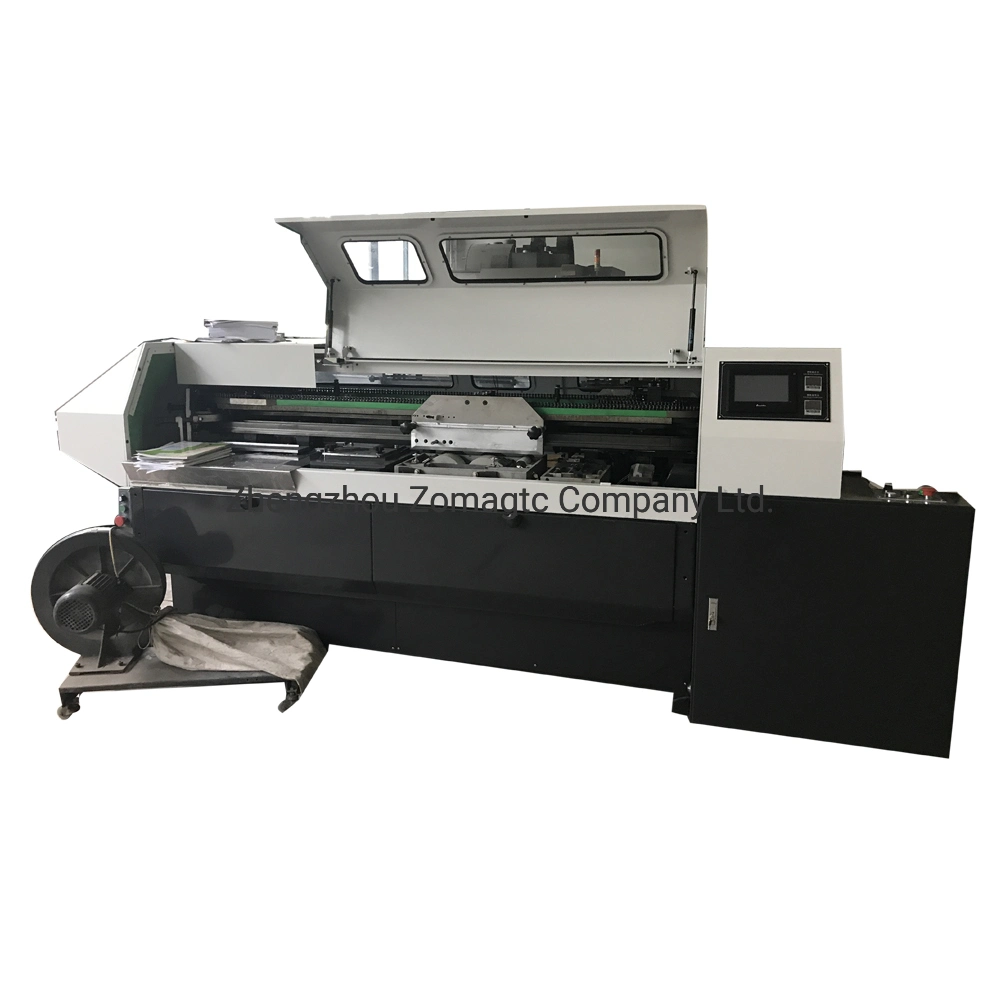 Automatic Multi Paper Clamps Courseware Glue Binding Machine Perfect Binder Book Binding Machine with Cover Feeder