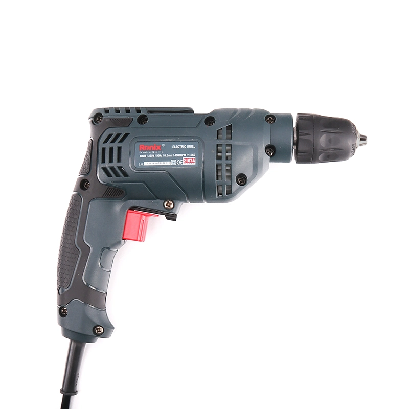 Ronix 2107A Model 400W 6.5mm Electric Power Impact Machine Rotary Hammer Drills Portable Power Drill Sets Power Tools