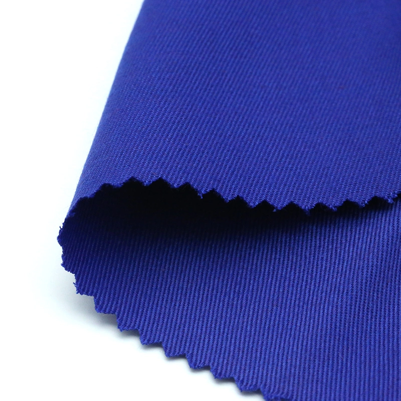 100% Cotton Woven Twill Poplin Plain Roll Garment Fabric Textile for Jaket Materials