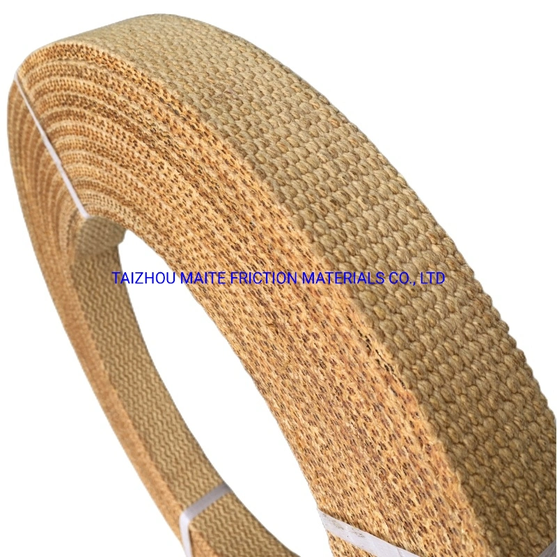 Non Asbestos Resin Woven Brake Lining Roll with Brass Wire