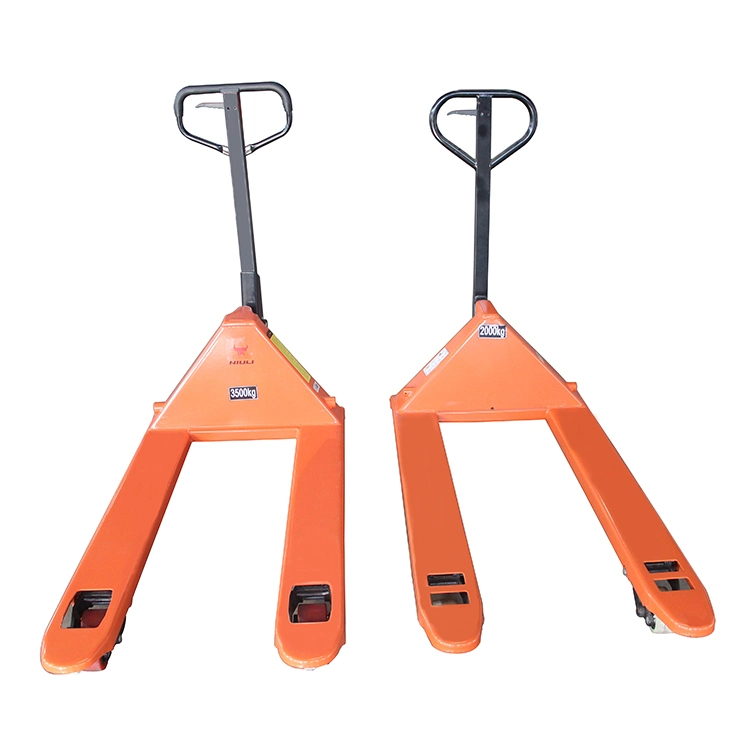 Niuli 2000kg 2000 2500 Kg 2.5 Ton Nylon PU Rubber Wheel Hand Pallet Truck