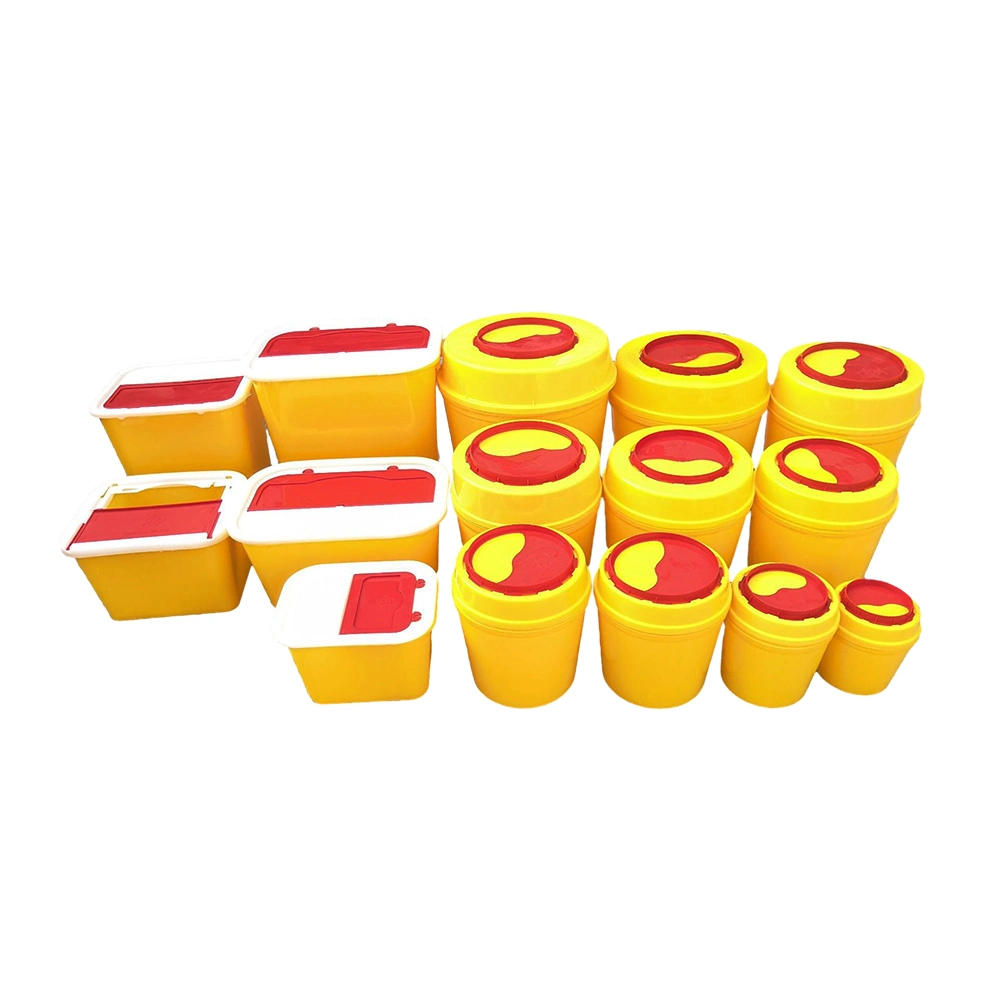 Plastic Sharp Container Safety Box Sharps Bins / Boxes Safety Container Medical Trash Can/Biohazard Box