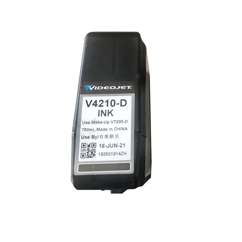 Ready Stock Good Price Videojet Ink V4201-D V4210-D V4211-D for Videojet Printer 1240 1280 1580 1880